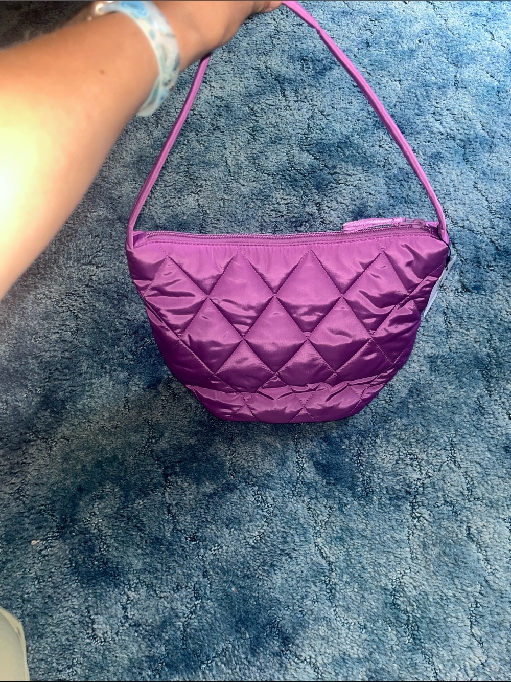 Vera Bradley Slouchy Bucket Shoulder Bag-Orchid